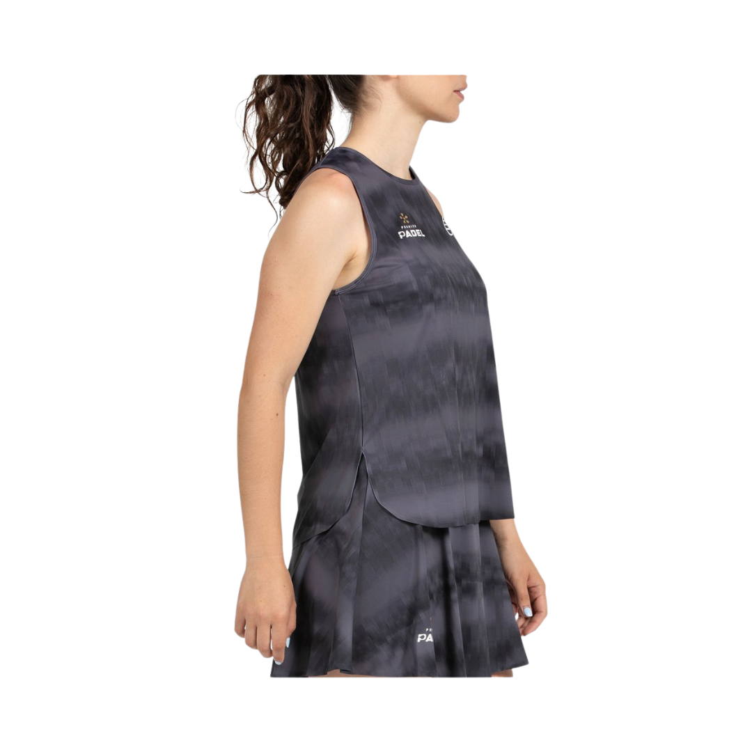 BULLPADEL T-SHIRT WOMEN PREMIER PARNAV NEGRO