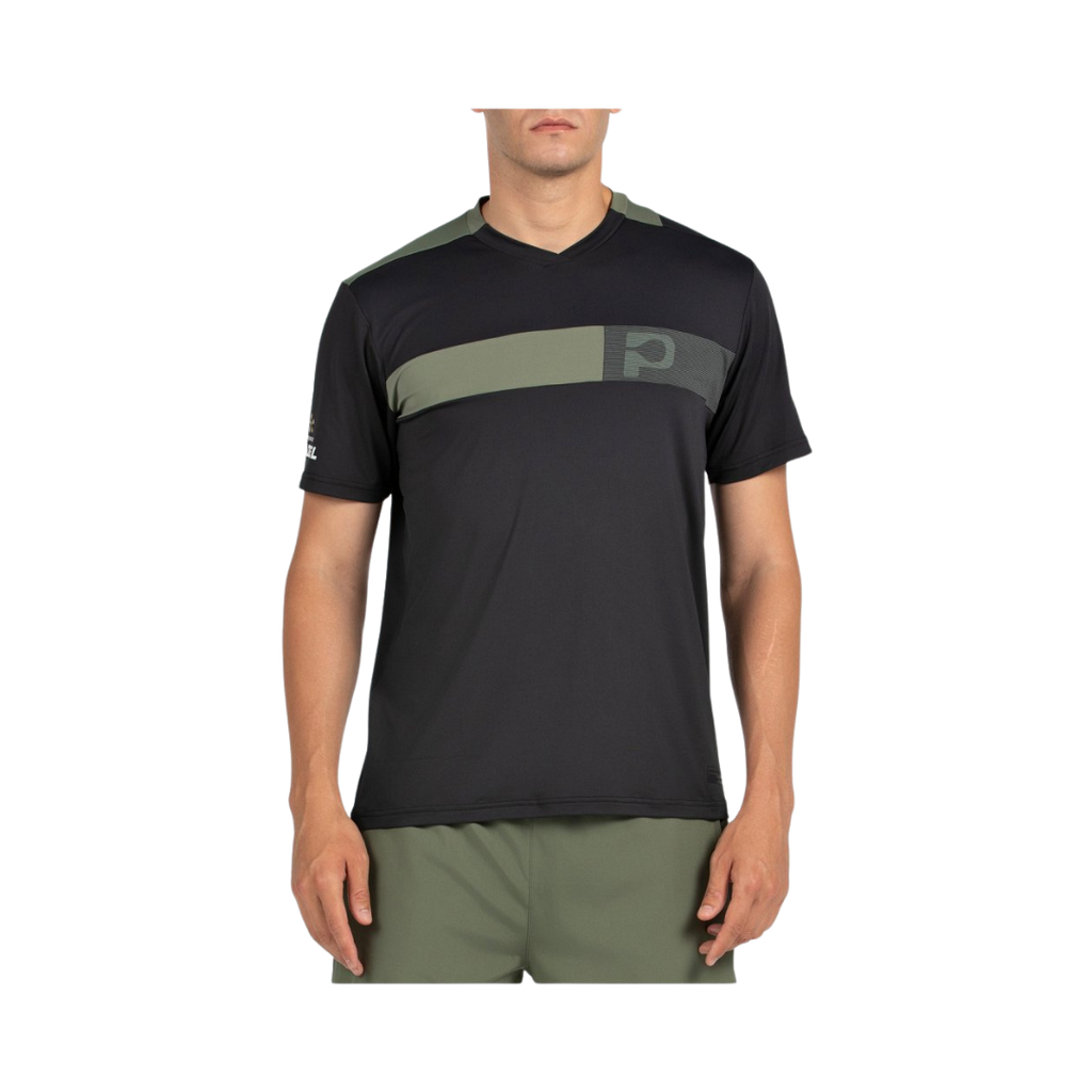 BULLPADEL T-SHIRT MEN PREMIER PUYO NEGRO