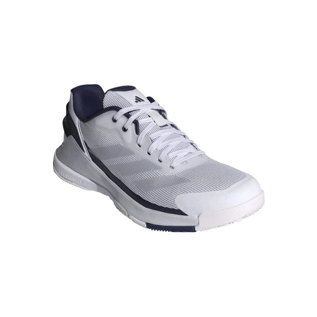 ADIDAS SHOES MEN CRAZYQUICK LS PADEL WHITE BLUE GRAY