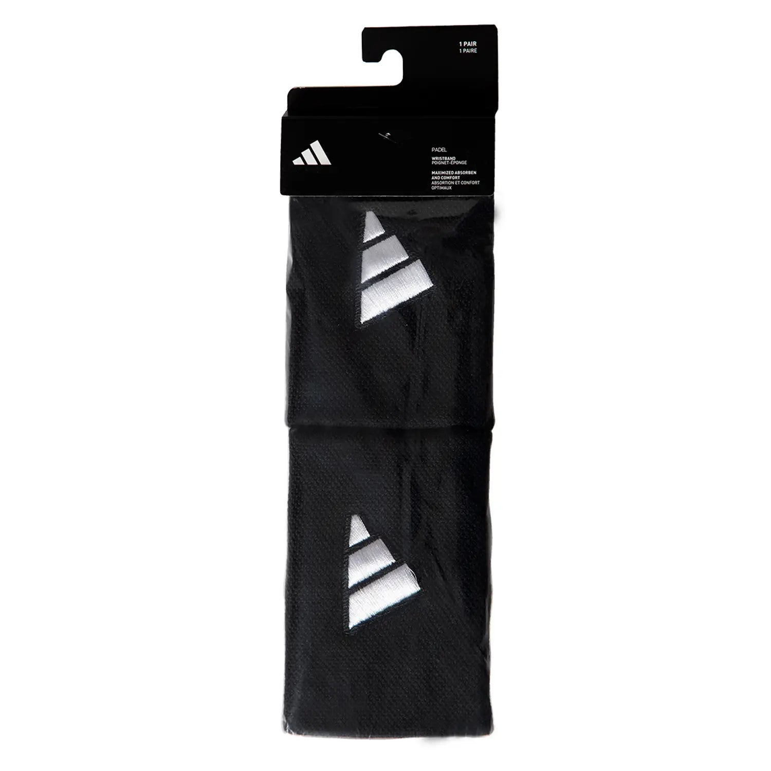 ADIDAS WRISTBAND BLACK/WHITE SIZE L