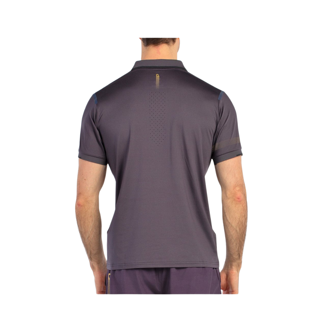 BULLPADEL T-SHIRT POLO BRAMO CHARCOAL