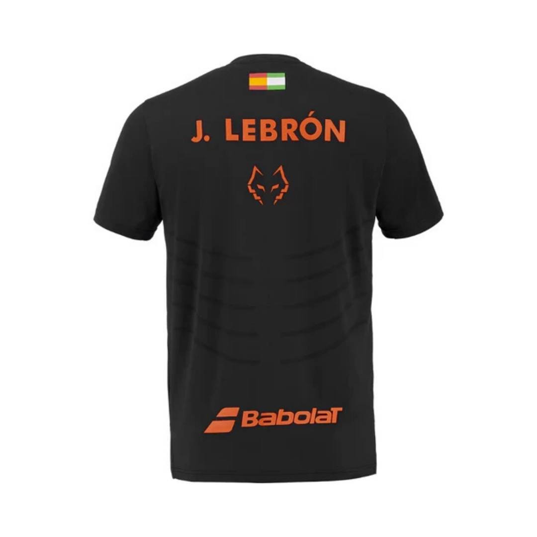 BABOLAT T-SHIRT MEN REPLICA JUAN LEBRON BLACK/BLACK 2026