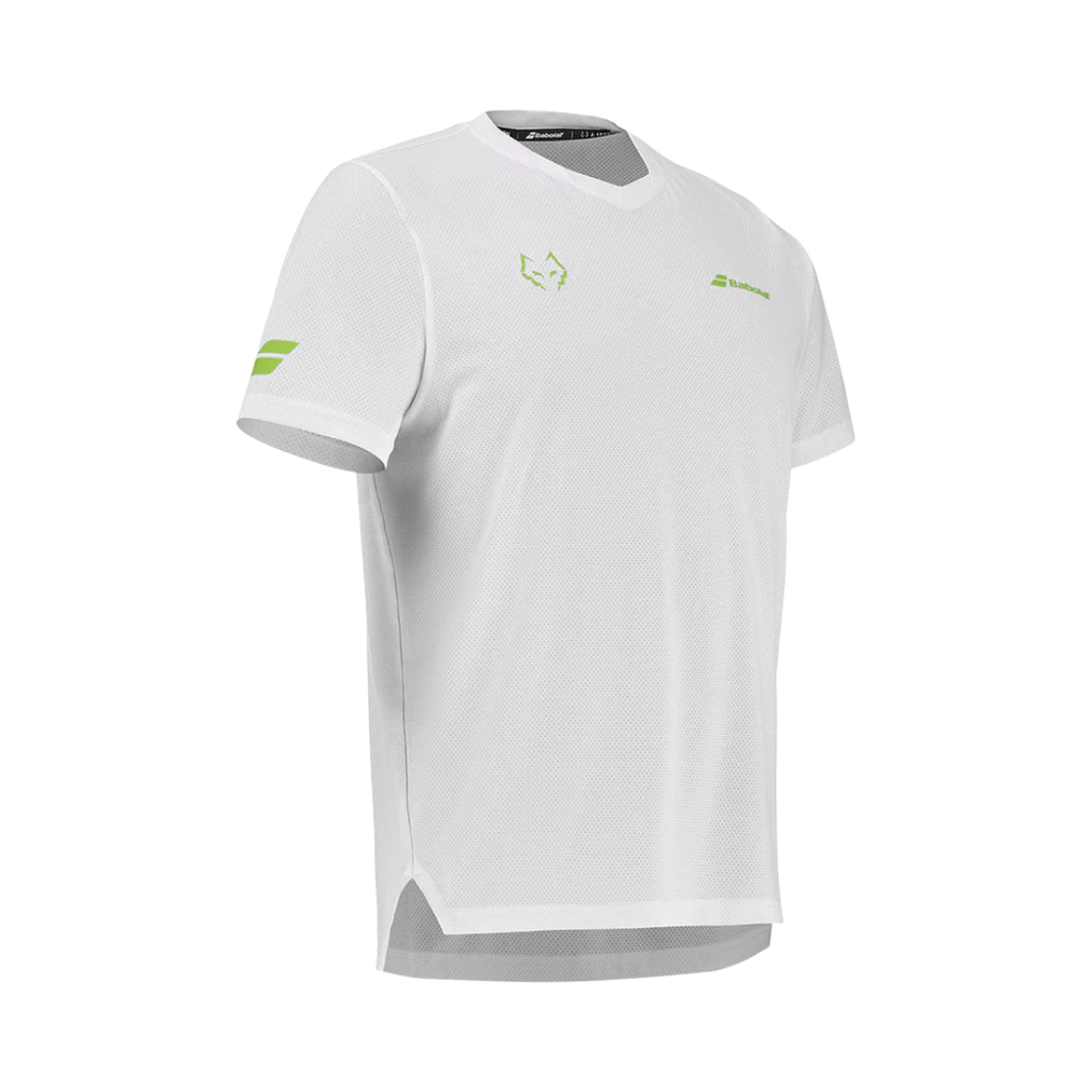 BABOLAT T-SHIRT MEN CREW NECK TEE JUAN LEBRON WHITE/WHITE 2026