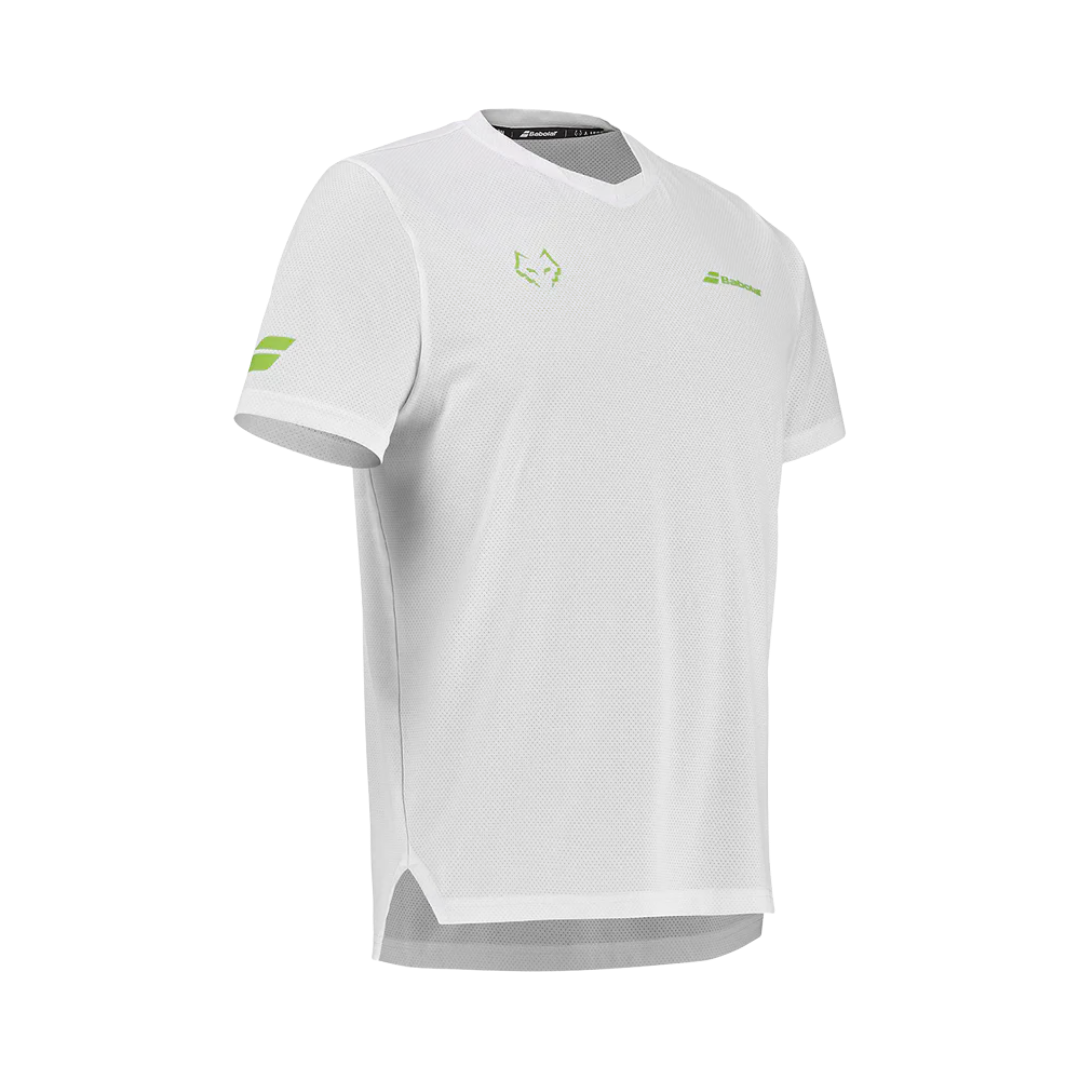 BABOLAT T-SHIRT MEN CREW NECK TEE JUAN LEBRON WHITE/WHITE 2026