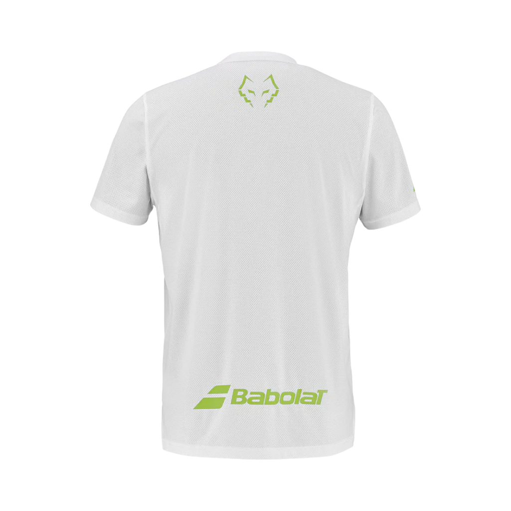 BABOLAT T-SHIRT MEN CREW NECK TEE JUAN LEBRON WHITE/WHITE 2026