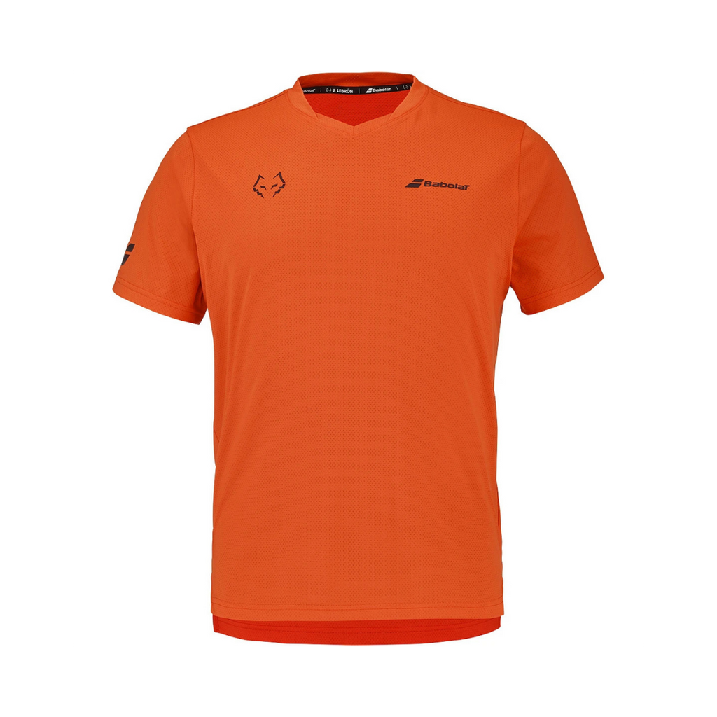 BABOLAT T-SHIRT MEN CREW NECK TEE JUAN LEBRON RED/ORANGE 2026