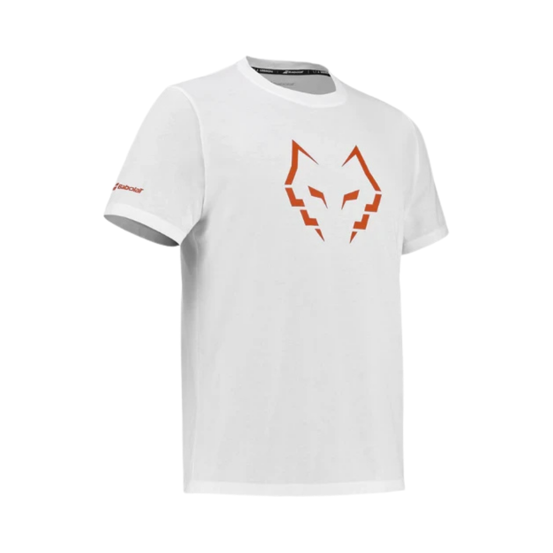 BABOLAT T-SHIRT MEN COTTON TEE JUAN LEBRON WHITE/WHITE 2026