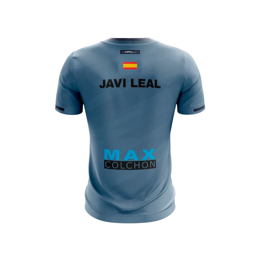 BULLPADEL T-SHIRT MEN SPONSORS PRIOR JAVI LEAL AZUL ATOMICO VIGORE 2026