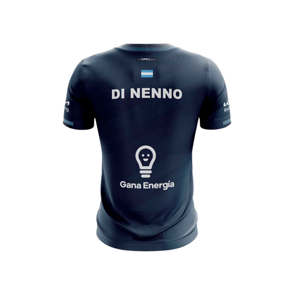 BULLPADEL T-SHIRT MEN SPONSORS PRIOR DI NENNO AZUL MARINO 2026
