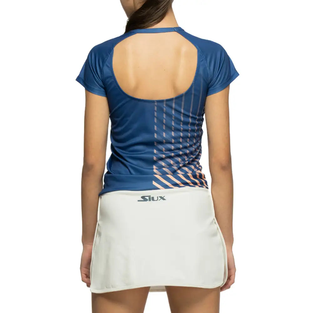 SIUX T-SHIRT WOMEN HALF NAVY SIZE XS