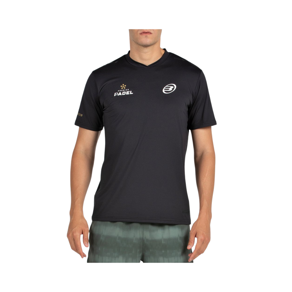 BULLPADEL T-SHIRT MEN PREMIER PERICO NEGRO 2026