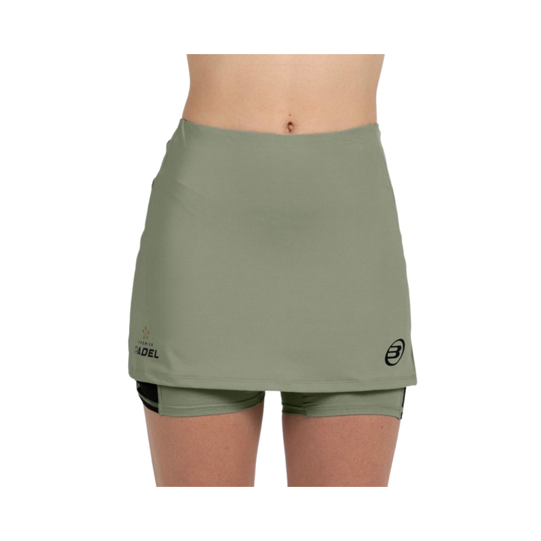 BULLPADEL SKIRT WOMEN PREMIER PORTOA KAKI 2026