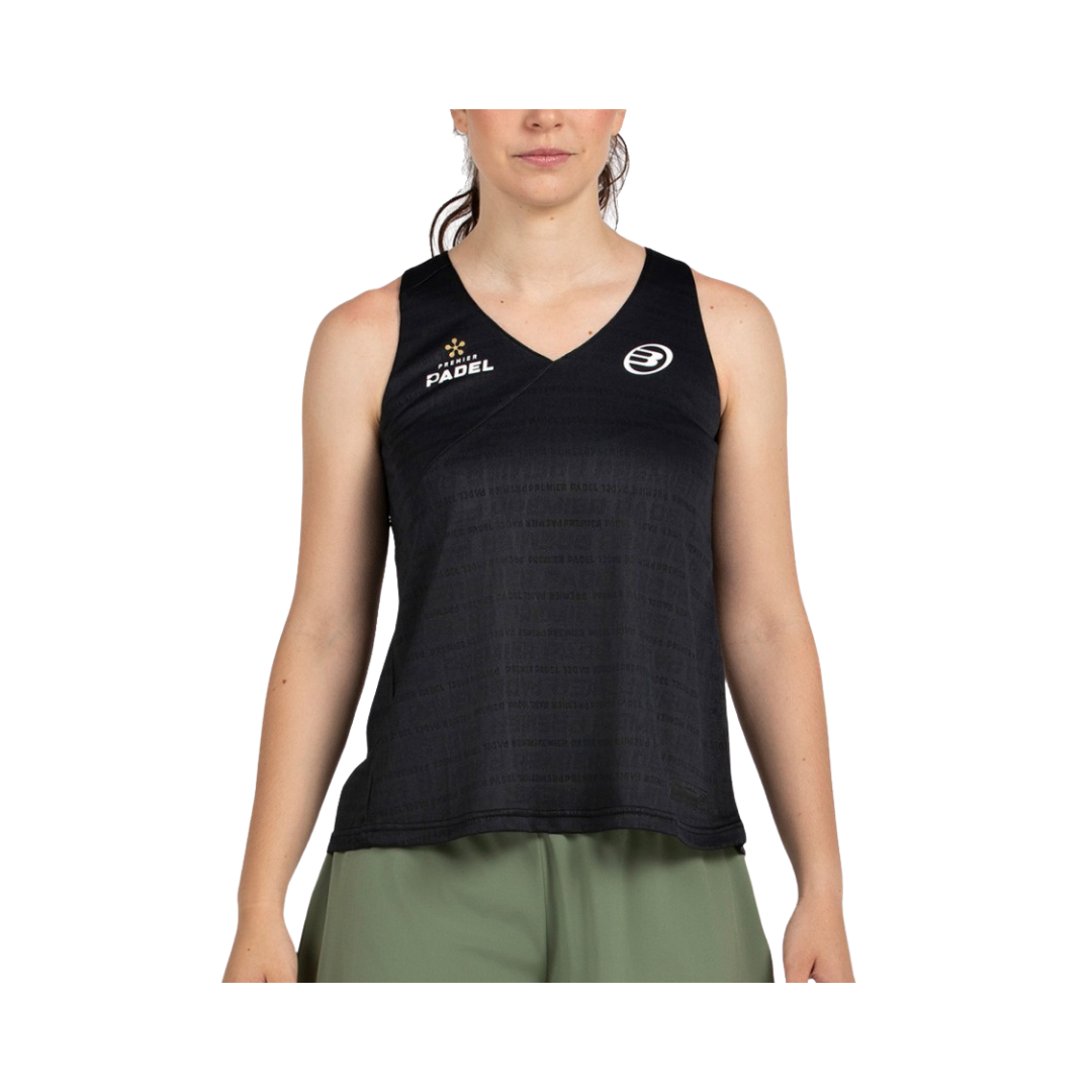 BULLPADEL T-SHIRT WOMEN PREMIER PIURA NEGRO 2026