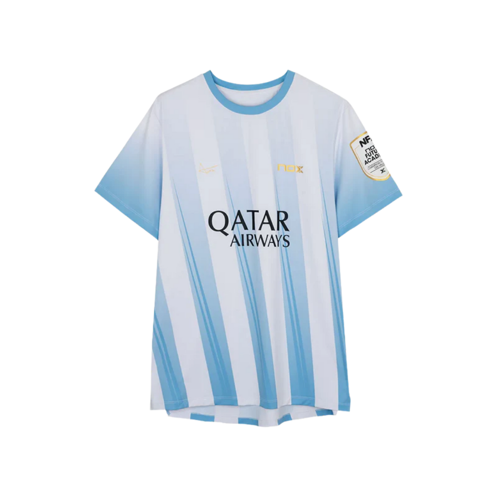 NOX T-SHIRT MEN SPONSORS AGUSTIN TAPIA LIGHT BLUE 2026