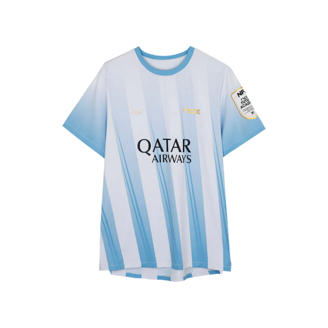 NOX T-SHIRT MEN SPONSORS AGUSTIN TAPIA LIGHT BLUE 2026