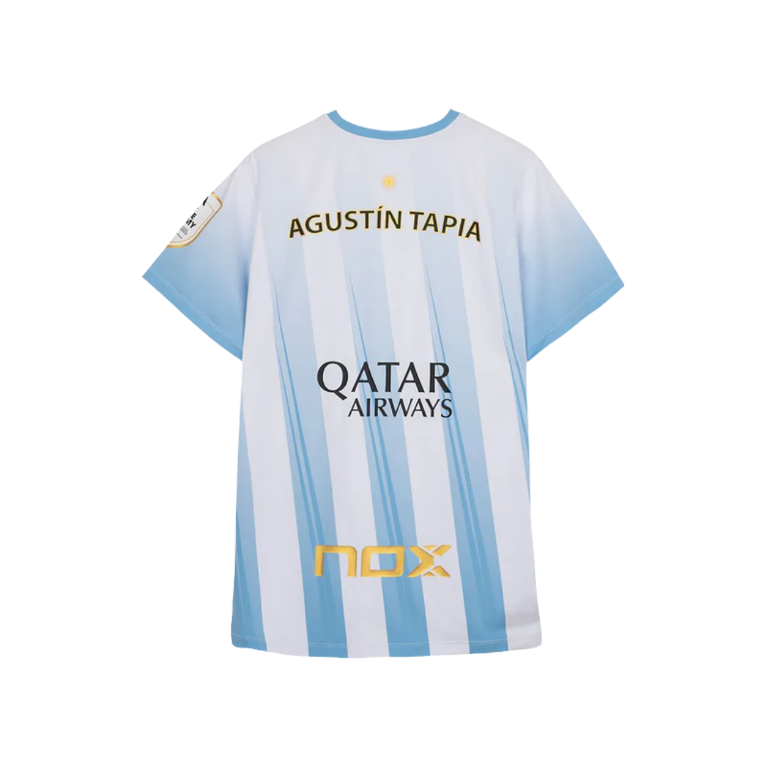 NOX T-SHIRT MEN SPONSORS AGUSTIN TAPIA LIGHT BLUE 2026