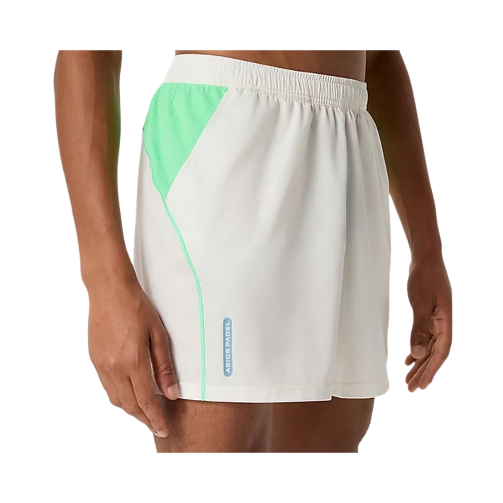 ASICS SHORT MEN PADEL COURT 7IN CREAM/VITAL GREEN 2026