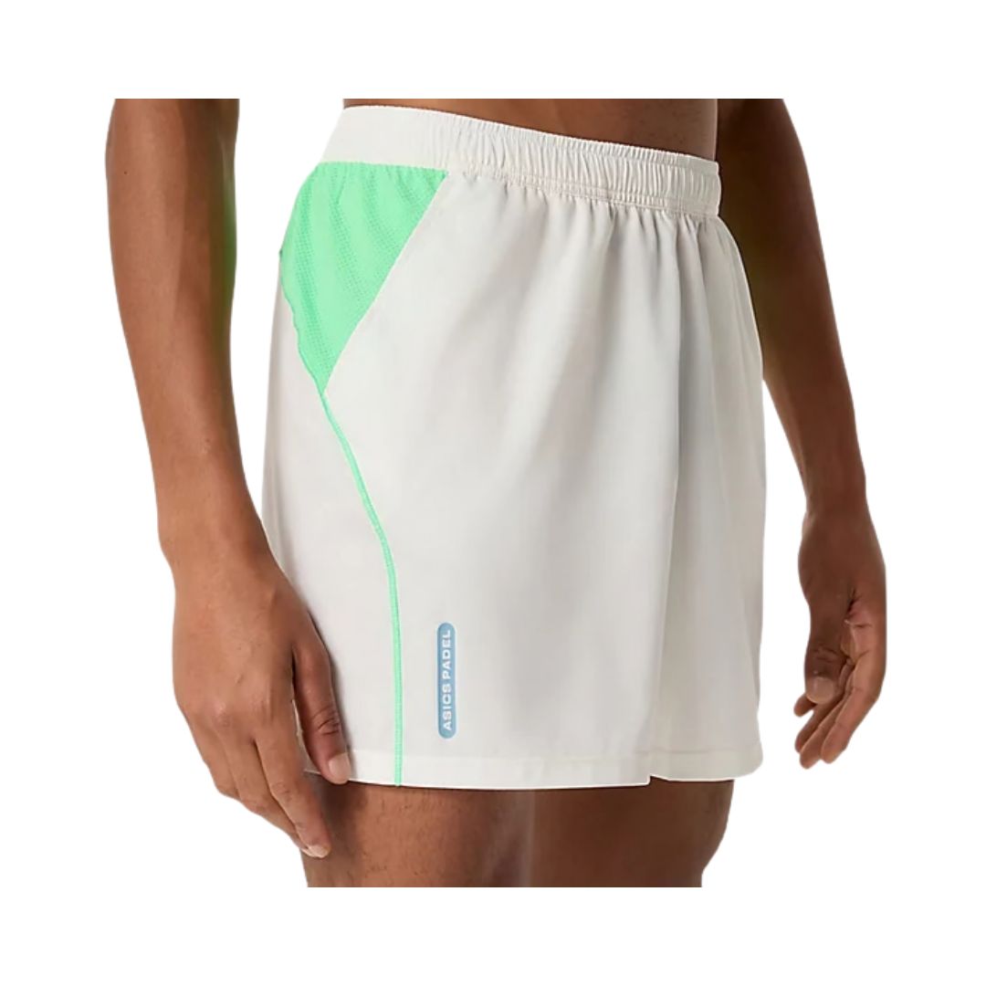 ASICS SHORT MEN PADEL COURT 7IN CREAM/VITAL GREEN 2026