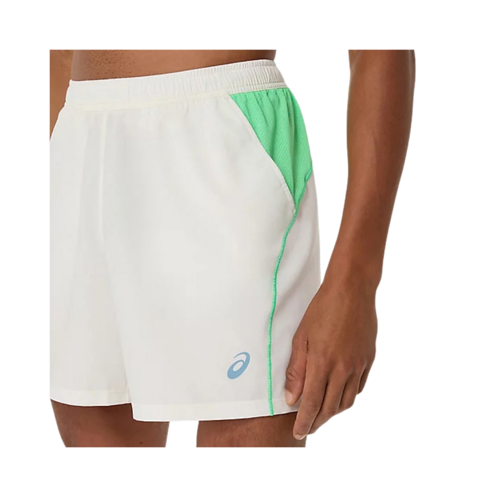 ASICS SHORT MEN PADEL COURT 7IN CREAM/VITAL GREEN 2026