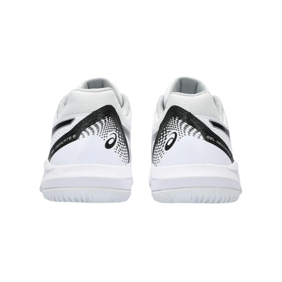 ASICS SHOES WOMEN GEL-DEDICATE 8 WHITE/BLACK 2026
