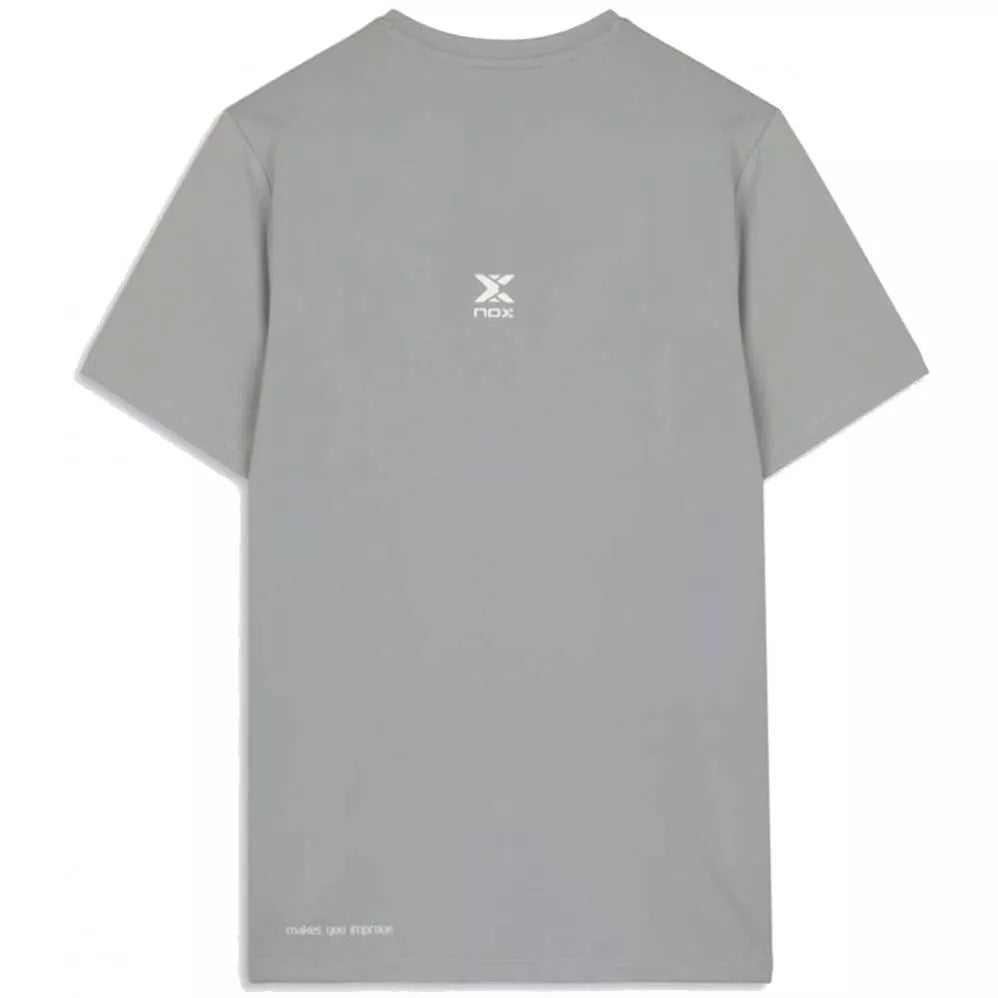 NOX T-SHIRT HOMBRE TEAM REGULER GREY SIZE XXL
