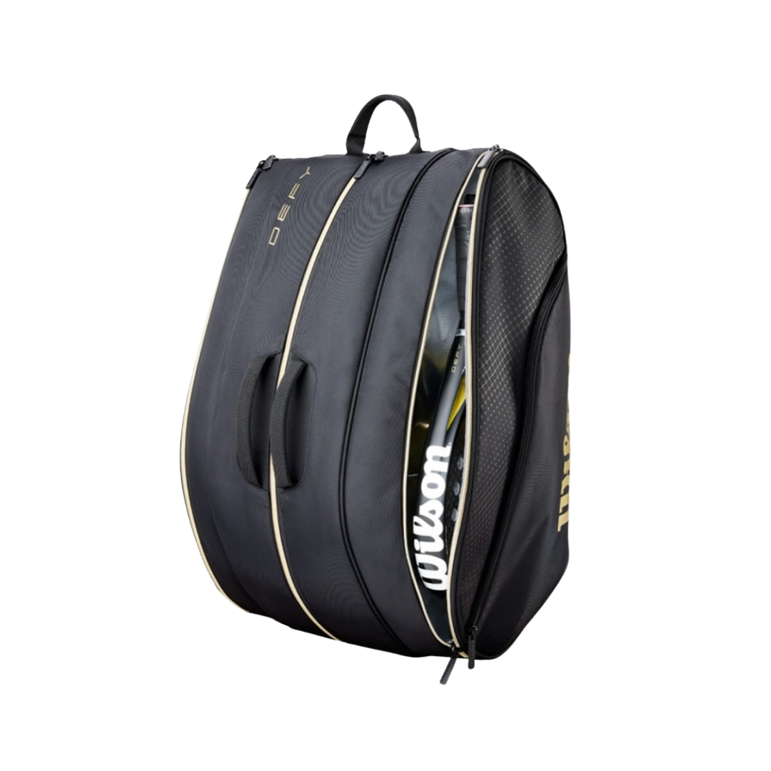 WILSON PADEL BAG DEFY V1 BLACK/GOLD 2026