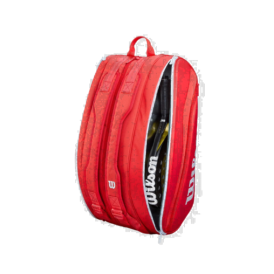WILSON PADEL BAG SUPER TOUR RED 2026