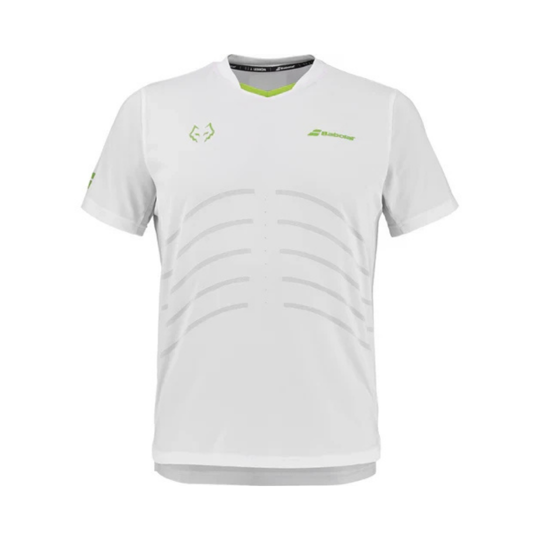 BABOLAT T-SHIRT MEN REPLICA JUAN LEBRON WHITE/WHITE 2026