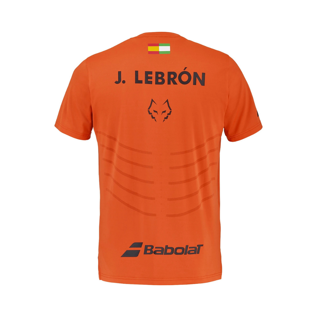 BABOLAT T-SHIRT MEN REPLICA JUAN LEBRON RED/ORANGE 2026