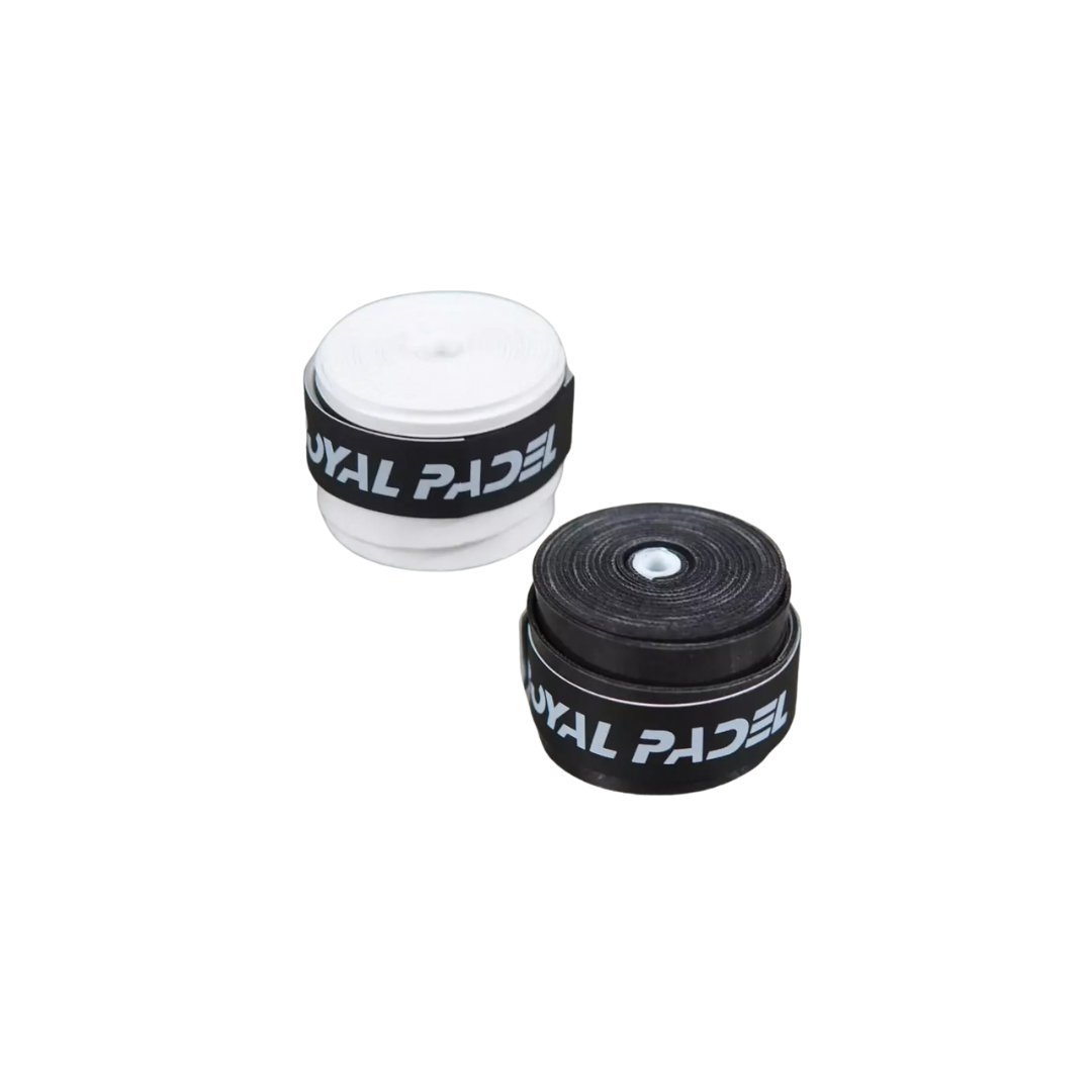 ROYAL PADEL OVERGRIPS LISOS BLACK WHITE