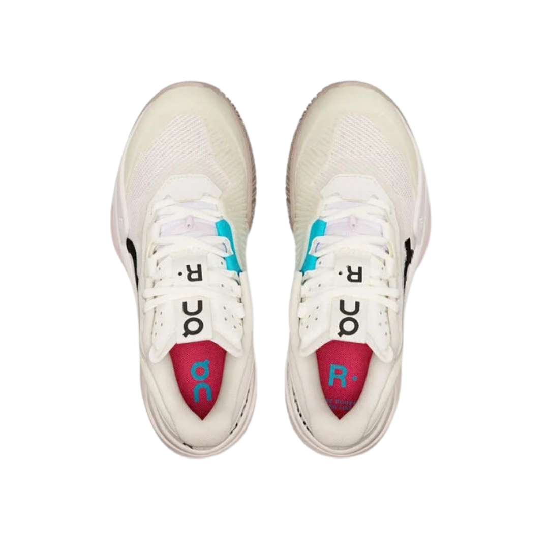 ON SHOES WOMEN THE ROGER PRO FIRE AC WHITE/PINK