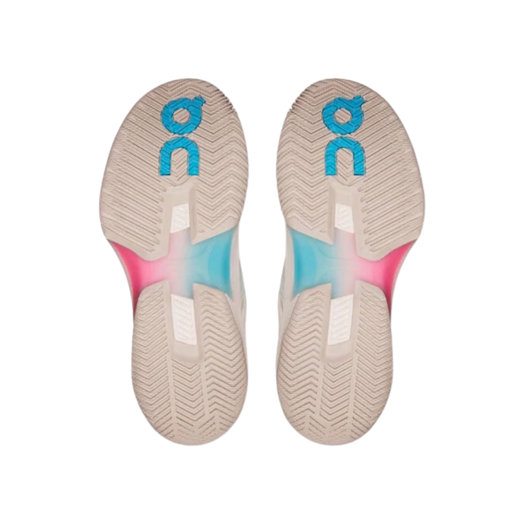 ON SHOES WOMEN THE ROGER PRO FIRE AC WHITE/PINK