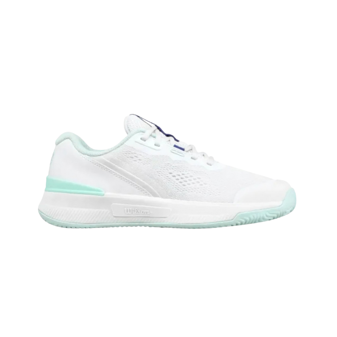 WILSON SHOES WOMEN INTRIGUE PRO CLAY WHITE/BAY/SKIPPER BLUE 2026