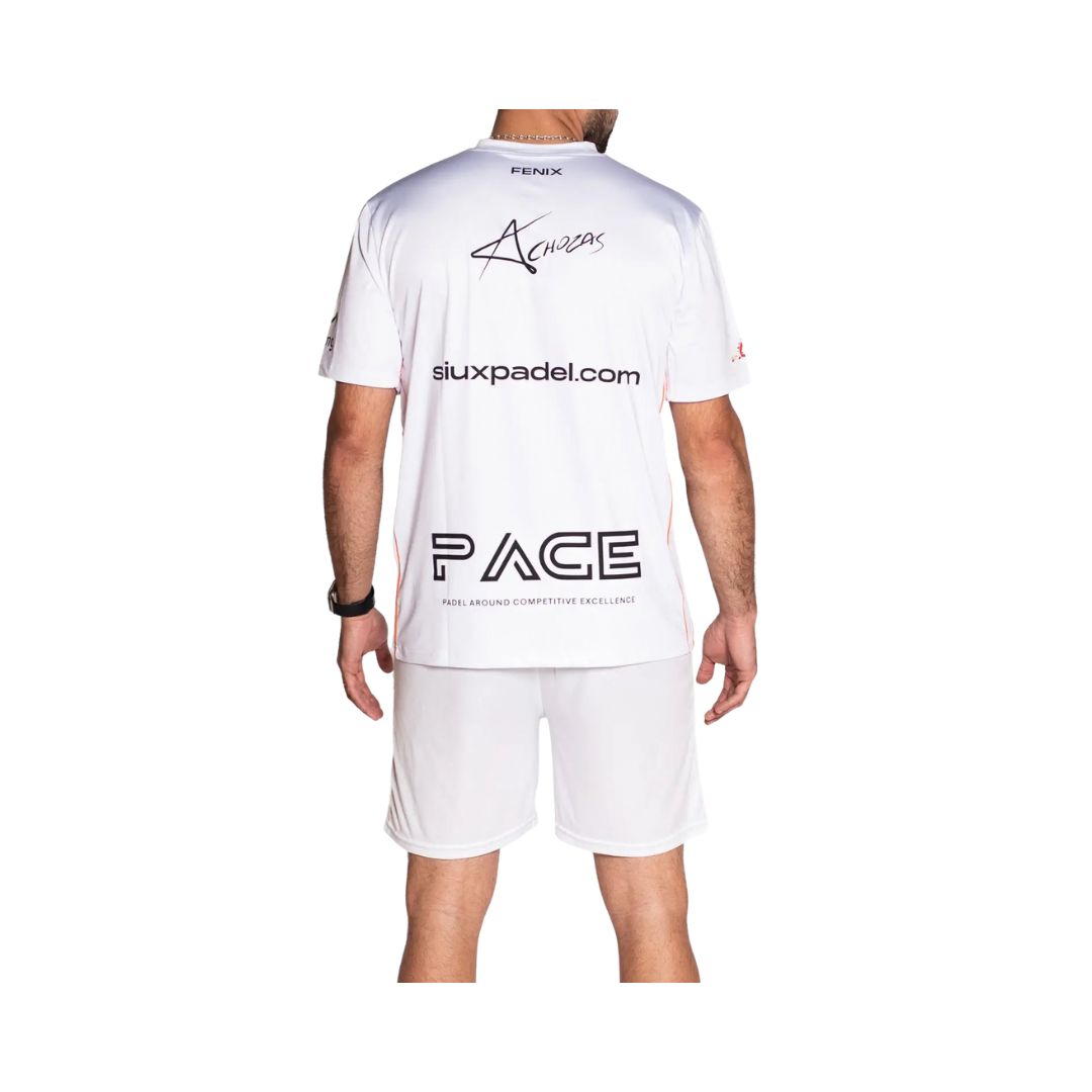 SIUX T-SHIRT MEN SPONSORS FENIX CHOZAS OFFICIAL WHITE 2025