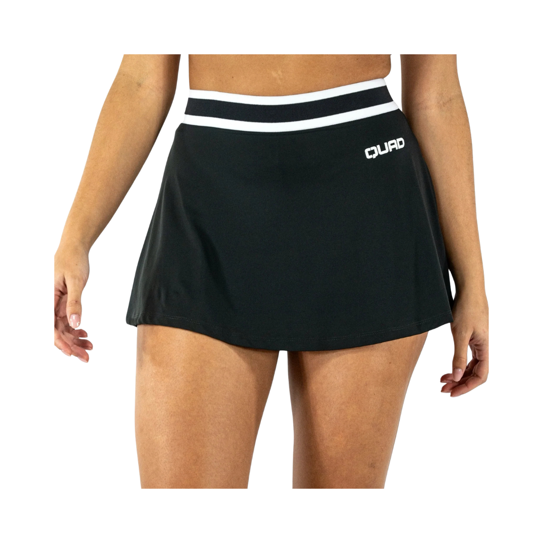 QUAD SKIRT WOMEN SLICK GREY