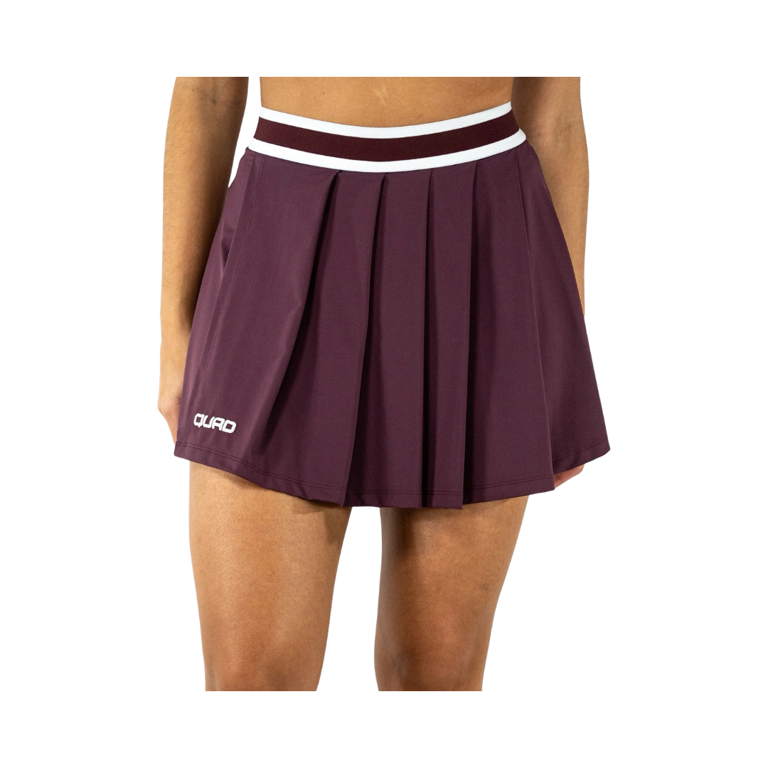 QUAD SKIRT WOMEN CHARM BURGUNDY