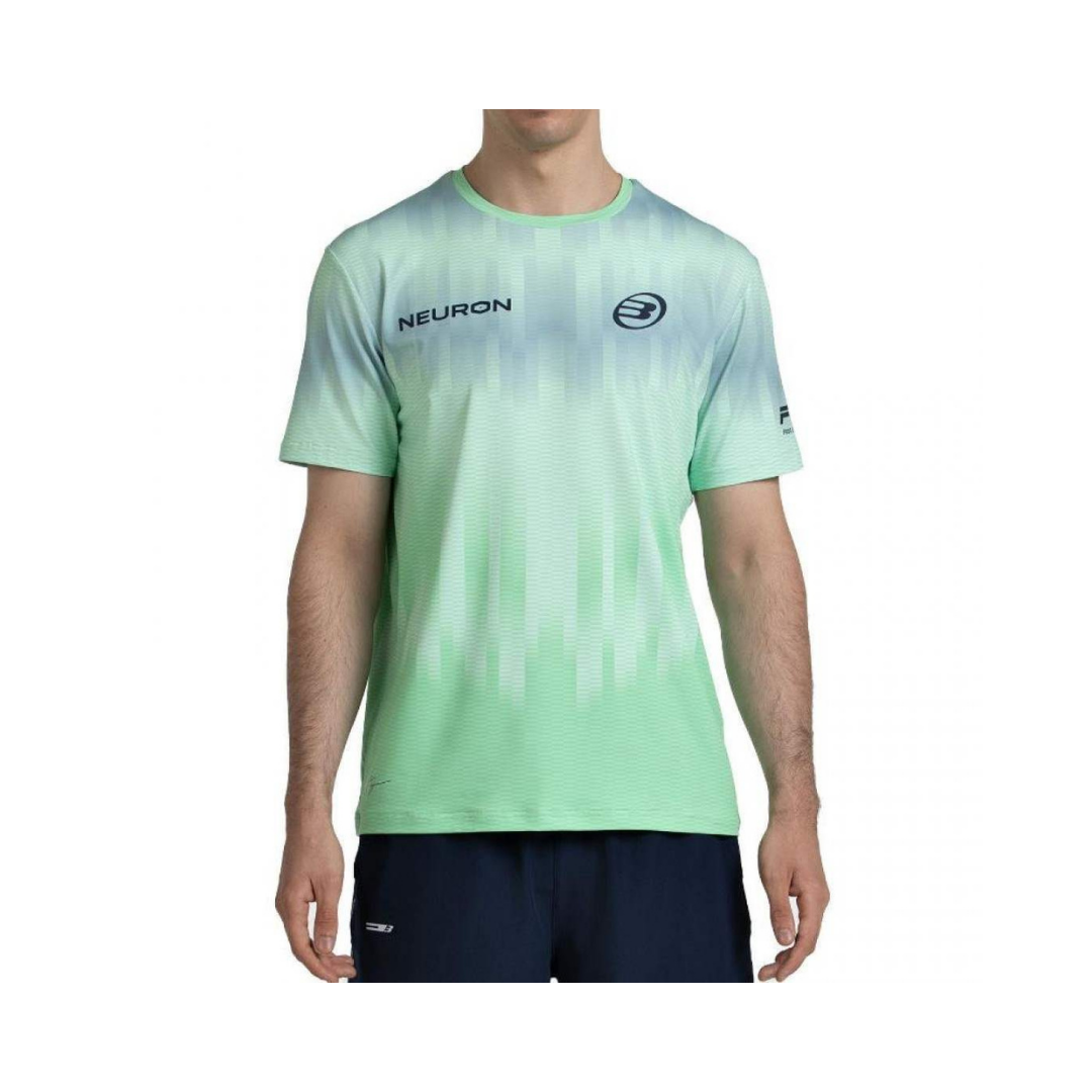 BULLPADEL T-SHIRT MEN SPONSORS CHINGOTTO 26V ACID GREEN 2026