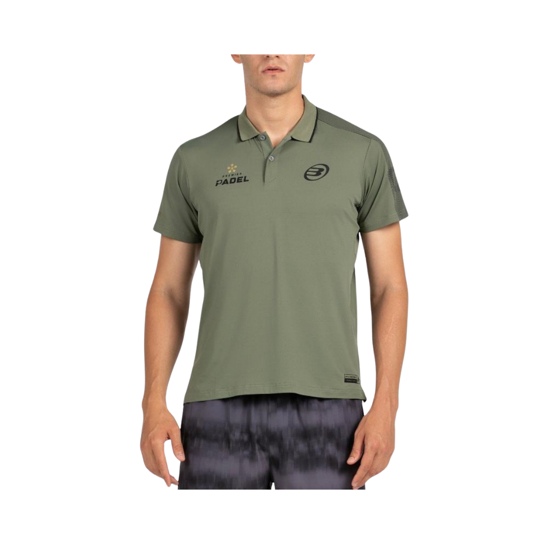 BULLPADEL POLO T-SHIRT MEN PREMIER PATRON KAKI 2026