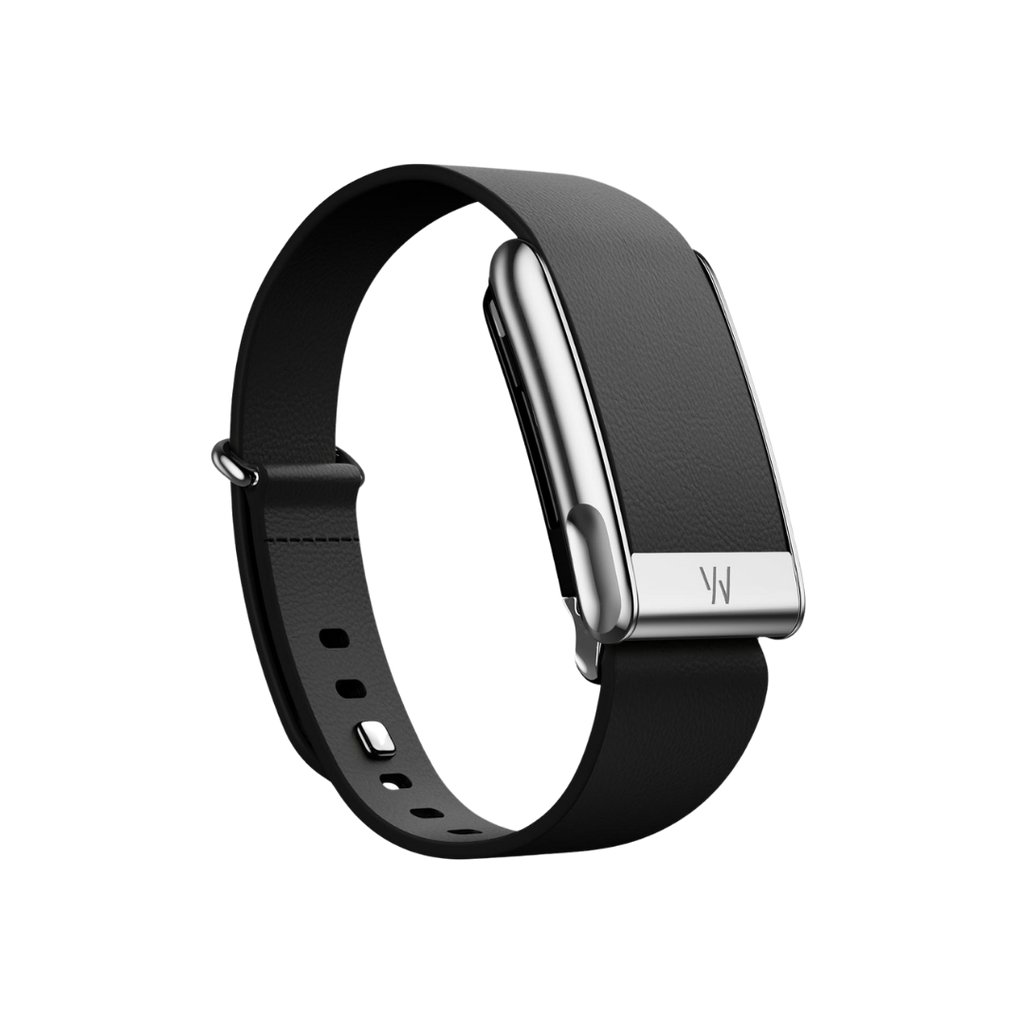 WHOOP STRAP MG LEATHERLUXE 5.0 BLACK TITANIUM