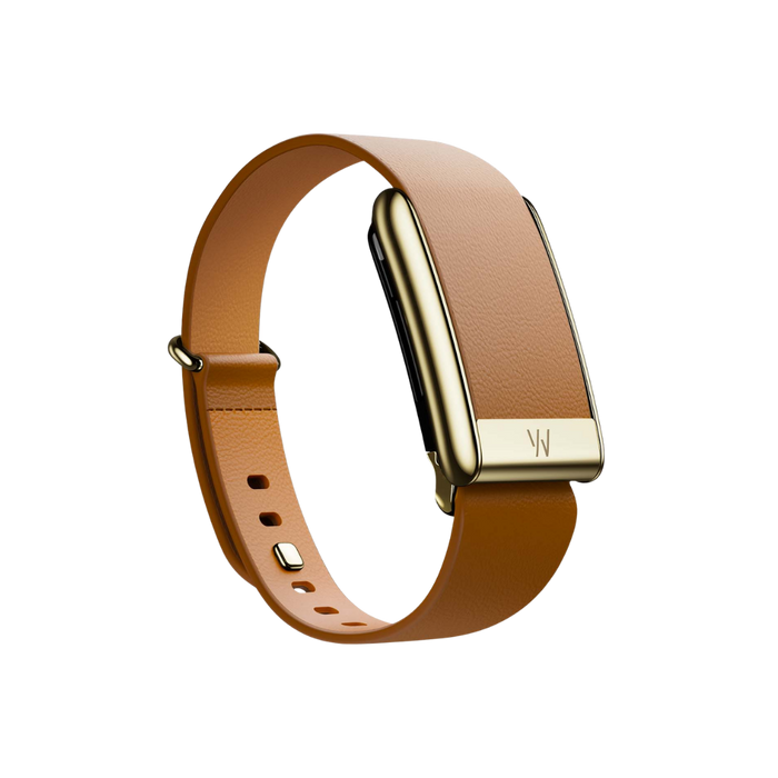 WHOOP STRAP 5.0 LEATHERLUXE CAMEL GOLD