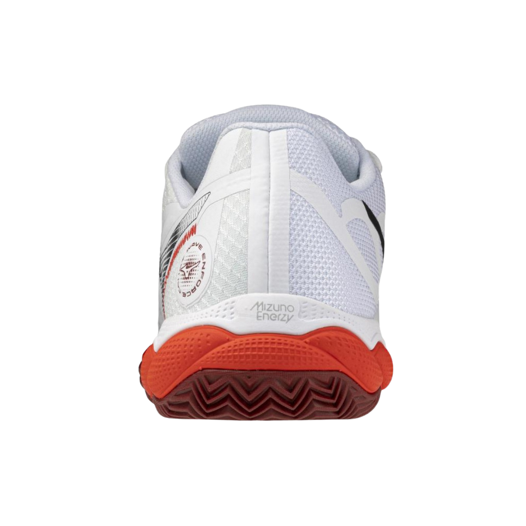 MIZUNO SHOES MEN WAVE ENFORCE COURT CLAY WHITE RED 2026