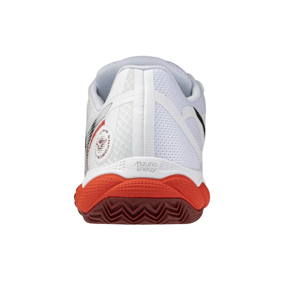MIZUNO SHOES MEN WAVE ENFORCE COURT CLAY WHITE RED 2026