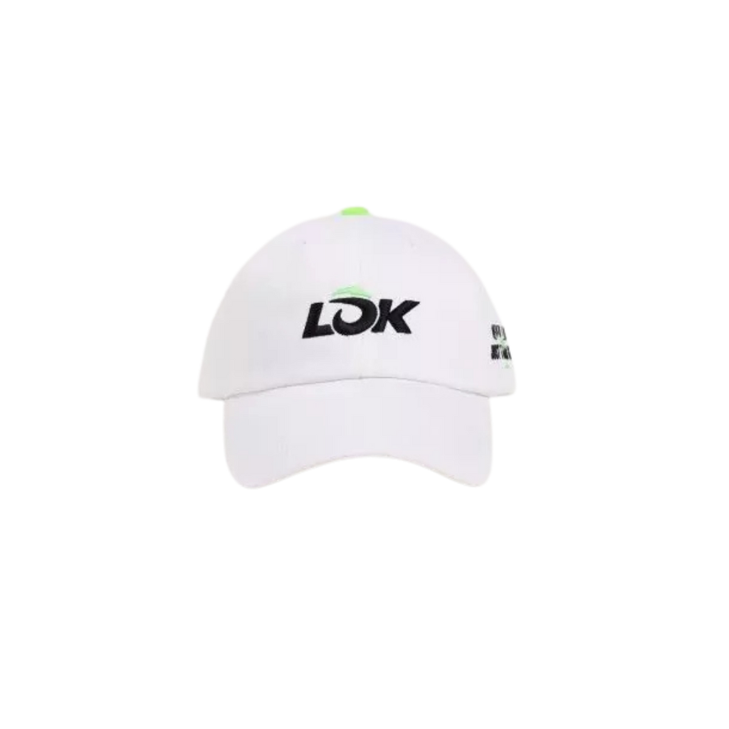 LOK CAP NEVER LUCK WHITE 2026