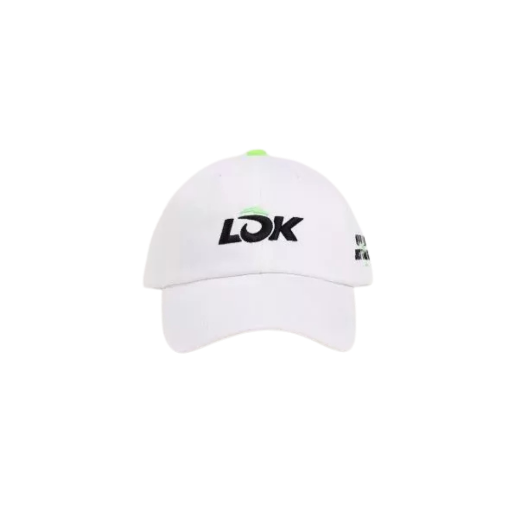 LOK CAP NEVER LUCK WHITE 2026