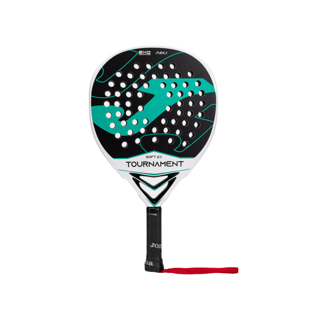 JOMA RACKET TOURNAMENT SOFT WHITE GREEN