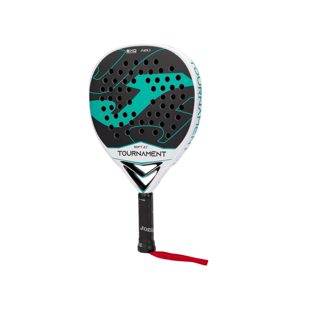 JOMA RACKET TOURNAMENT SOFT WHITE GREEN