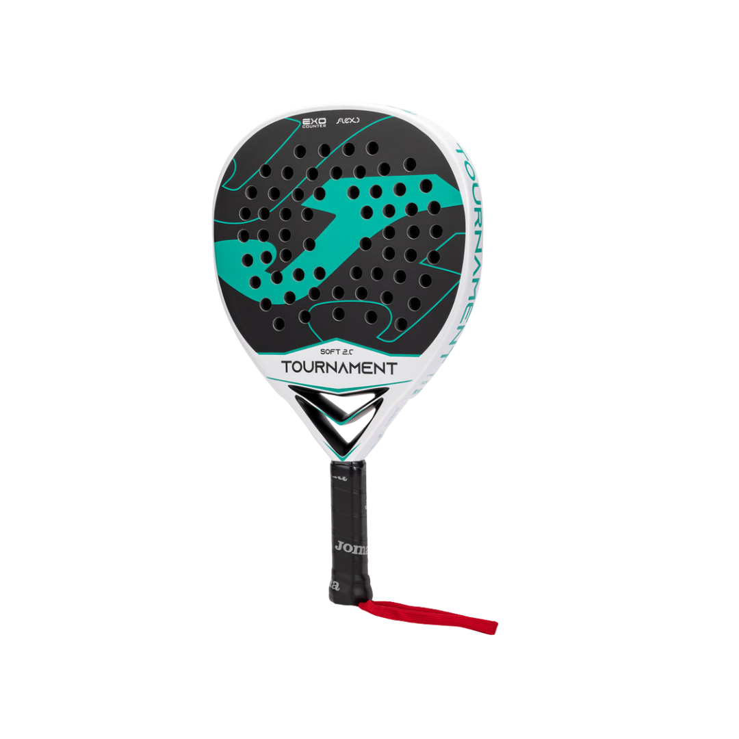 JOMA RACKET TOURNAMENT SOFT WHITE GREEN