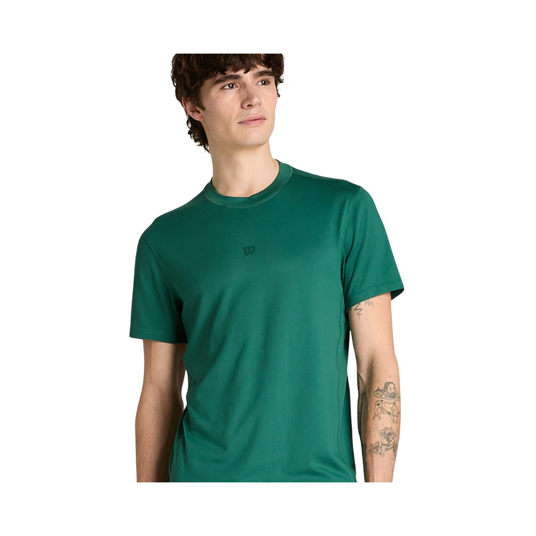 WILSON T-SHIRT MEN EVERYDAY PERFORMANCE GREEN 2025