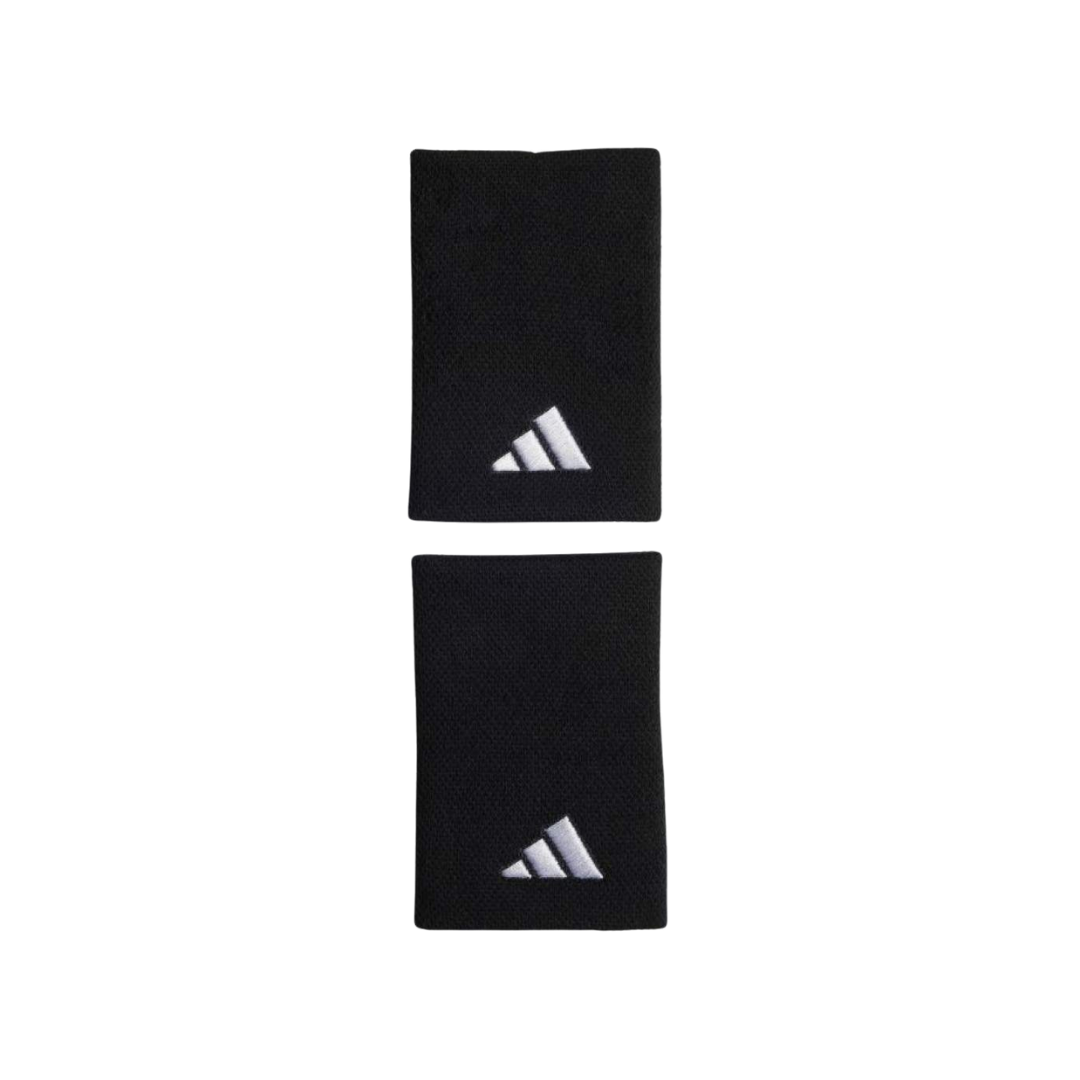 ADIDAS WRISTBANDS LARGE BLACK 2 UNITS