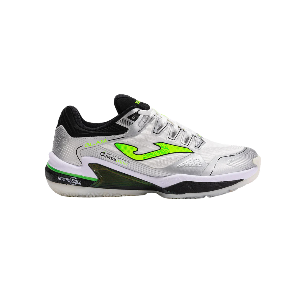 JOMA SHOES TSLAMW2512OM SLAM MEN 2512 WHITE BLACK